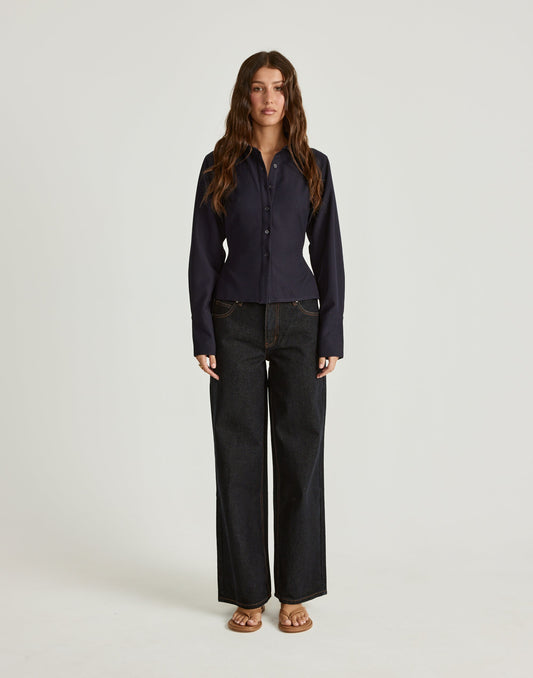 Alice Shirt (Navy)