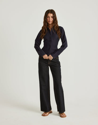 Alice Shirt (Navy)