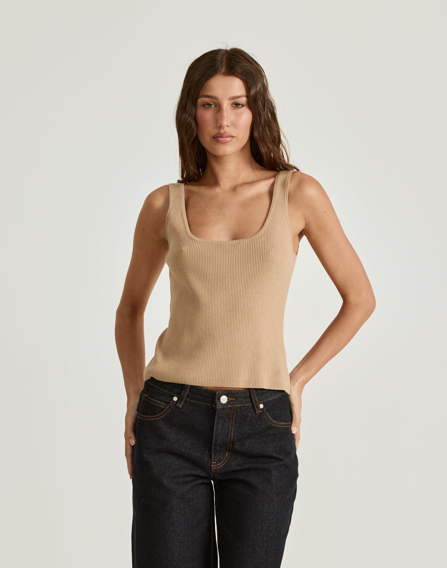 Gunnar Top (Dark Sand)