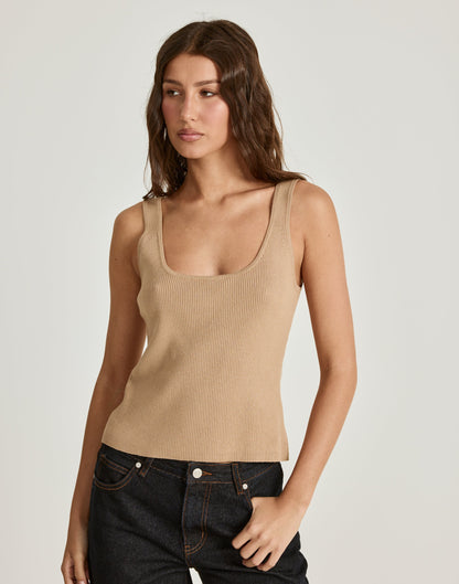 Gunnar Top (Dark Sand)