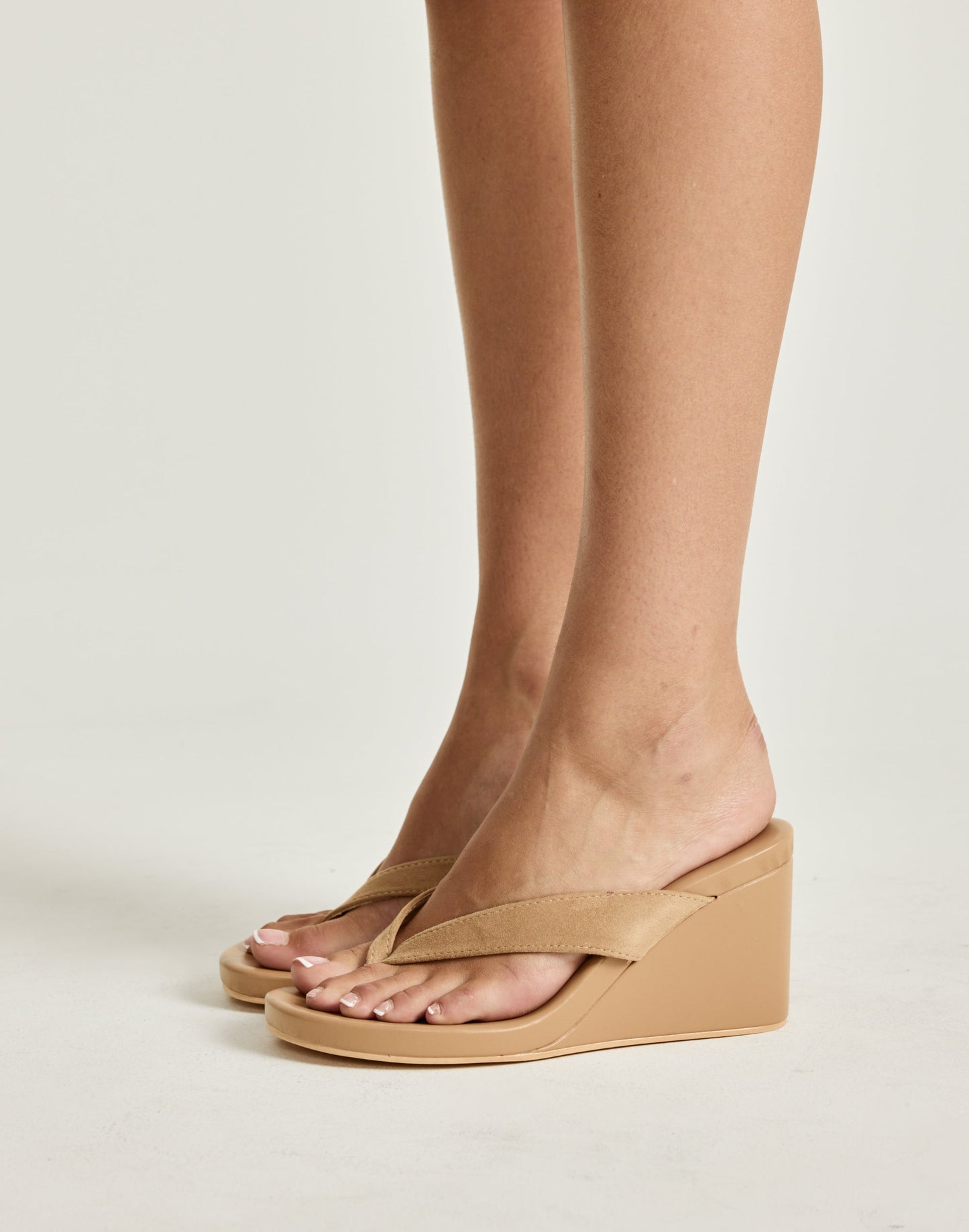 Ren Wedges (Cashew Microsuede) - By Therapy
