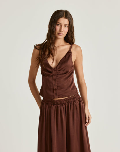 Enzo Top (Chocolate)