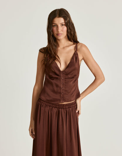 Enzo Top (Chocolate)