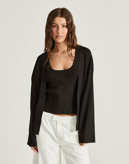 Monet Cardigan (Black)