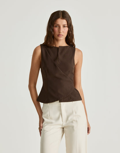 Tonya Top (Chocolate)