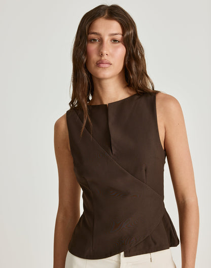 Tonya Top (Chocolate)