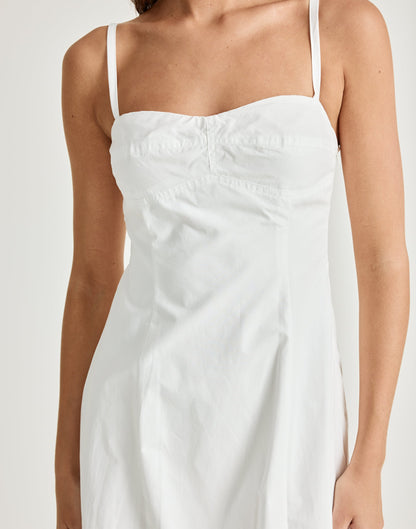 Duran Midi Dress (White)