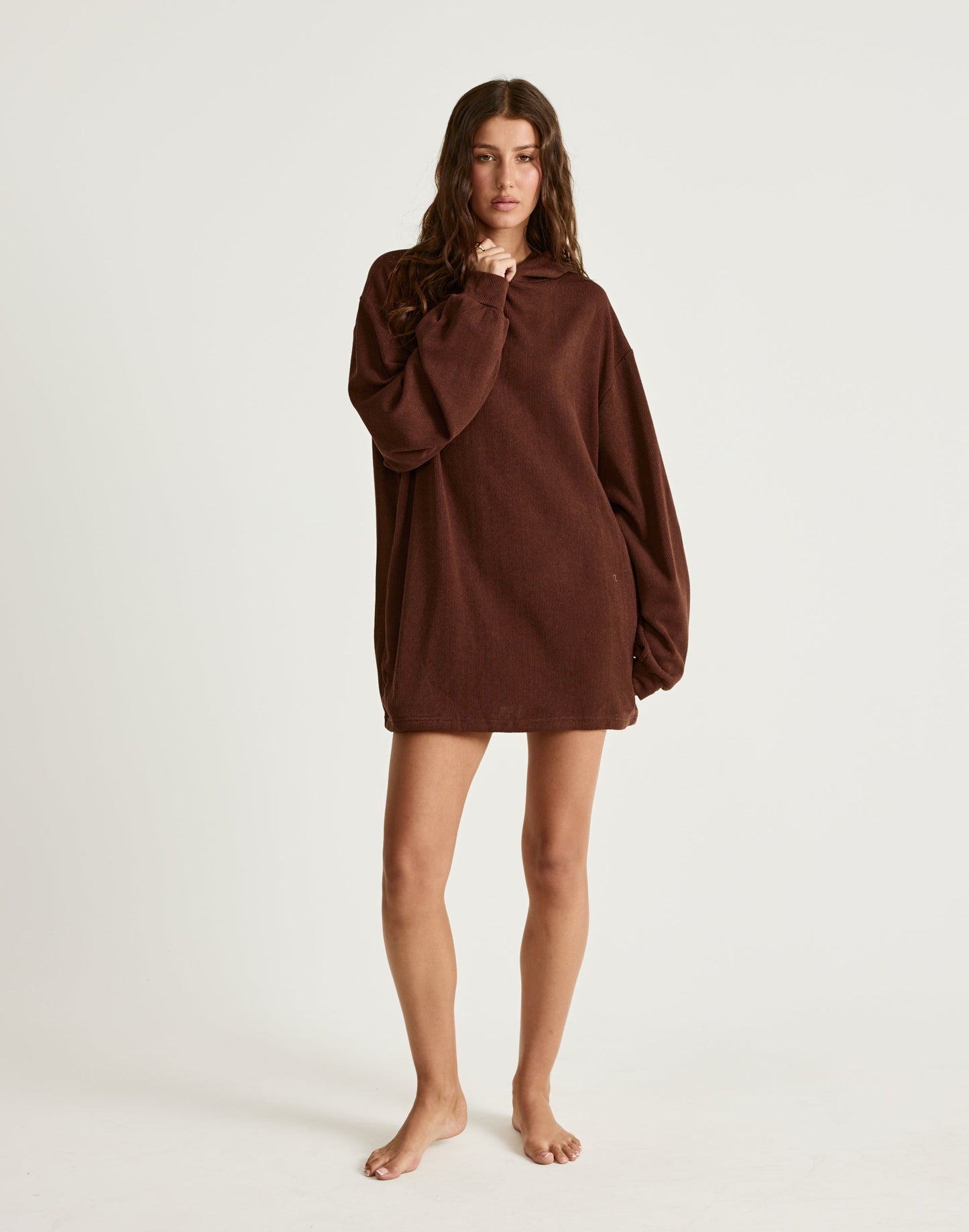 Skylar Mini Dress (Cocoa)