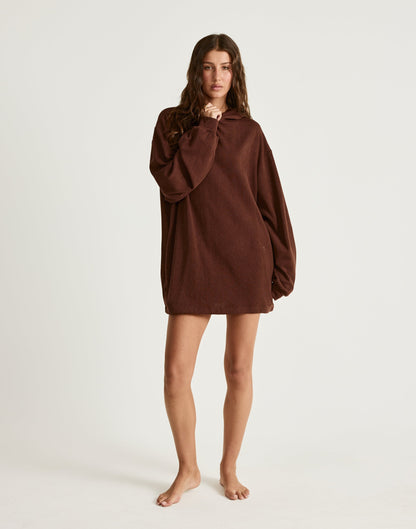 Skylar Mini Dress (Cocoa)