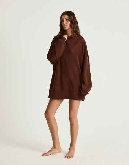 Skylar Mini Dress (Cocoa)