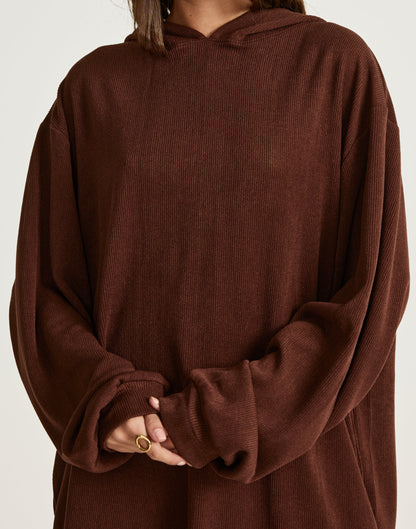 Skylar Mini Dress (Cocoa)