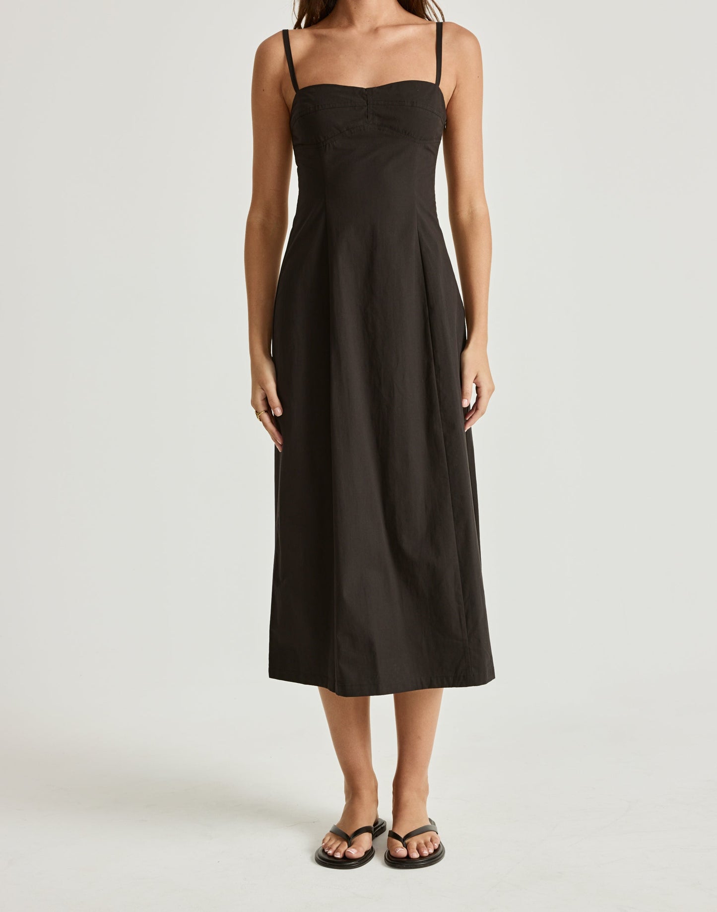 Duran Midi Dress (Black)