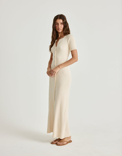 Enya Maxi Dress (Vanilla)