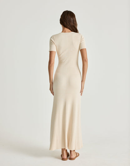 Enya Maxi Dress (Vanilla)