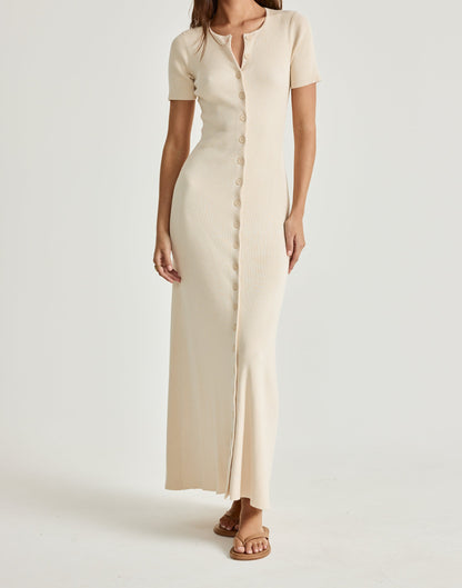 Enya Maxi Dress (Vanilla)