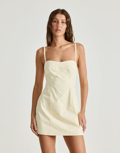 Duran Mini Dress (Butter)