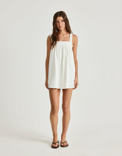 Sutton Mini Dress (White)