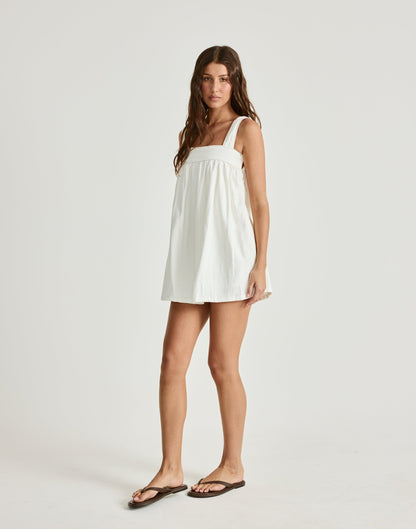 Sutton Mini Dress (White)