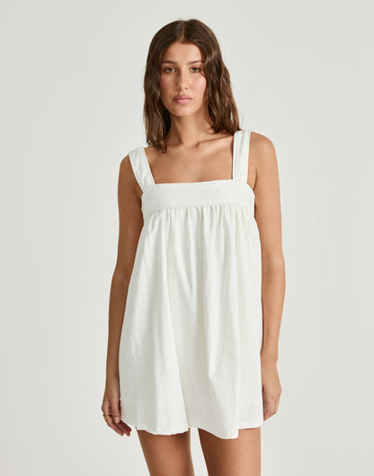 Sutton Mini Dress (White)