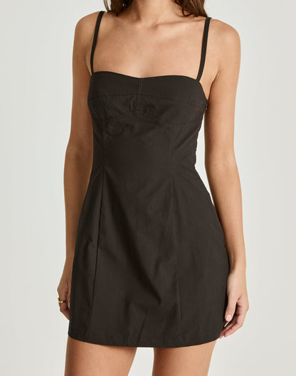 Duran Mini Dress (Black)