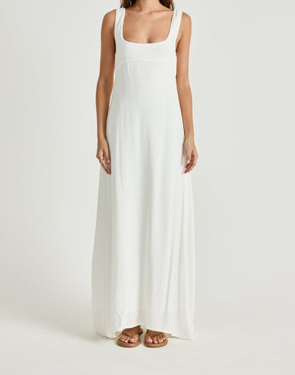 Mallory Maxi Dress (White)