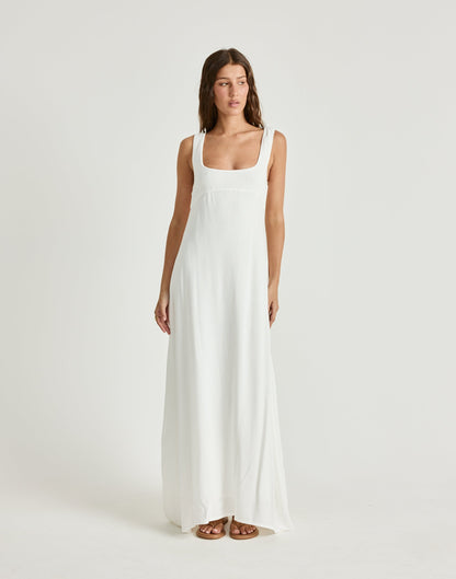 Mallory Maxi Dress (White)