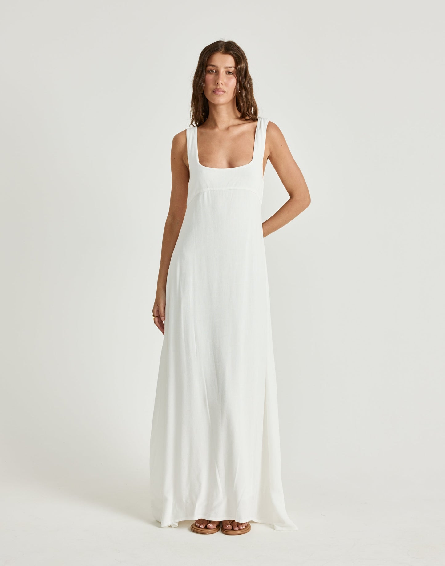 Mallory Maxi Dress (White)