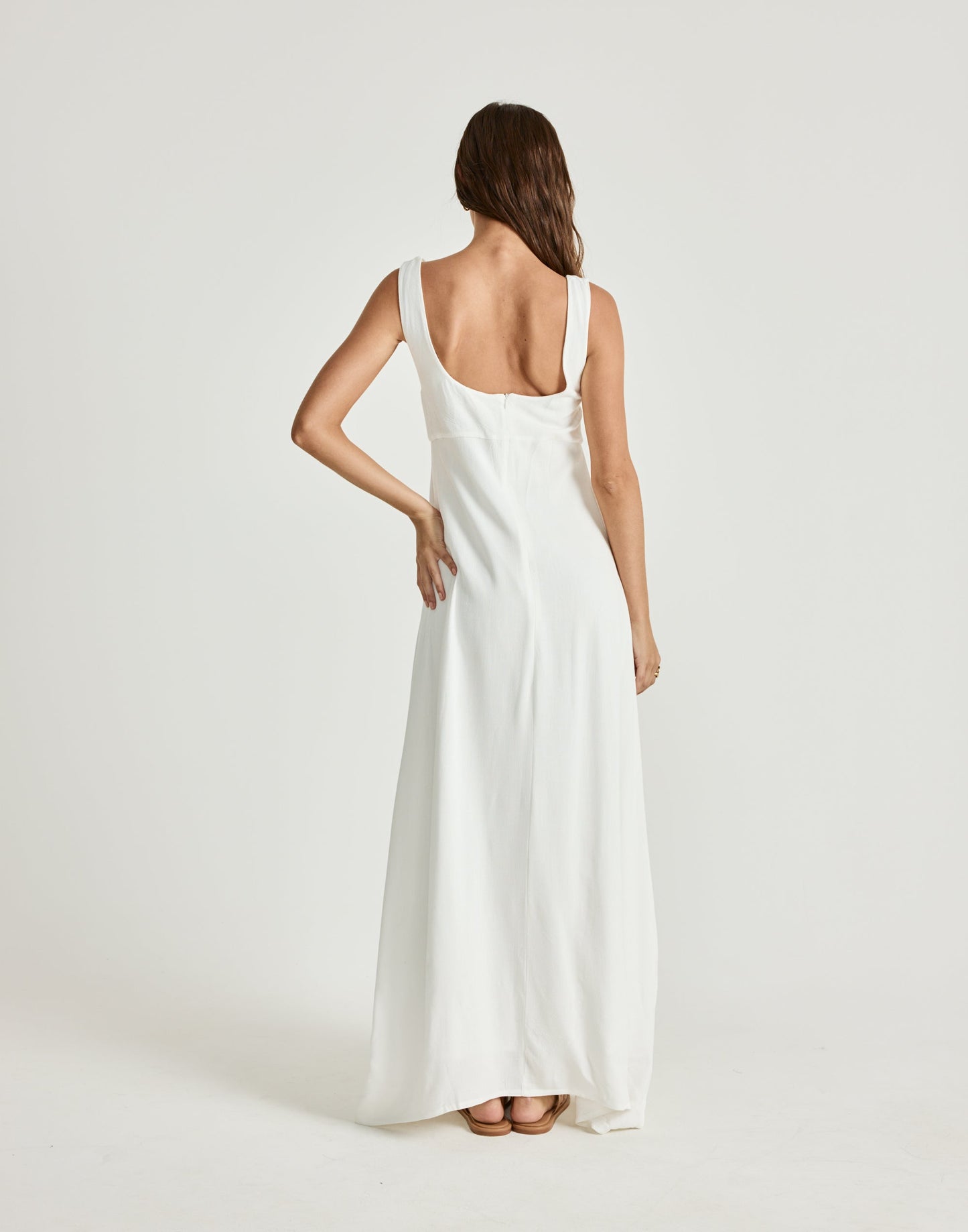 Mallory Maxi Dress (White)