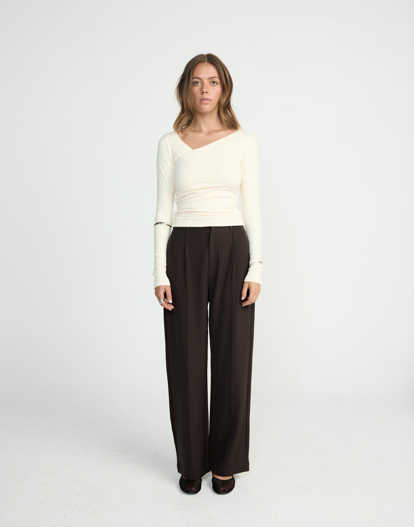 Vandelia Pants - Petite (Chocolate)