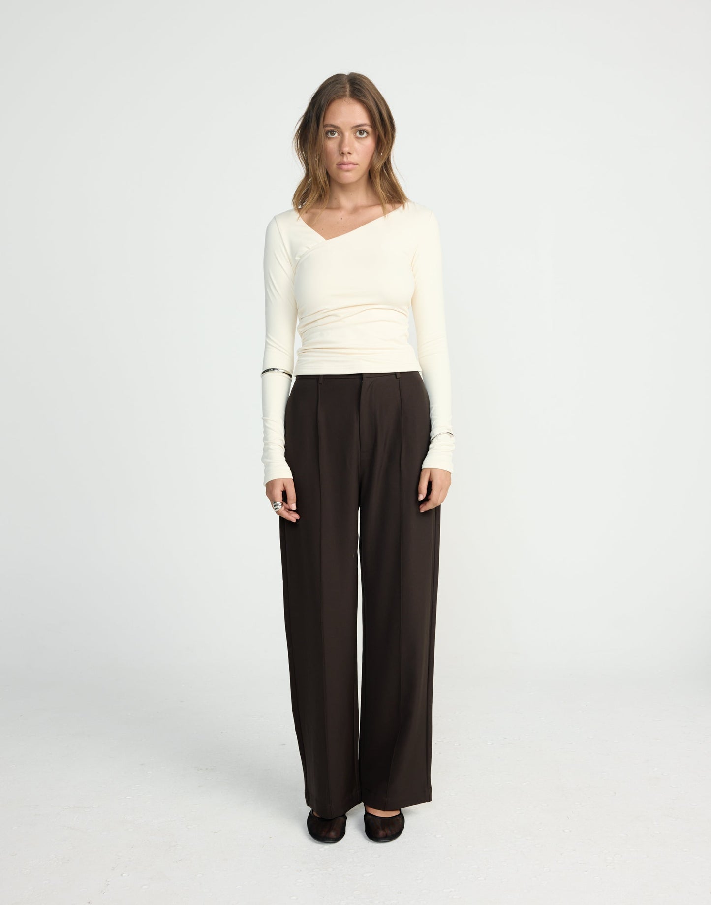 Vandelia Pants - Petite (Chocolate)