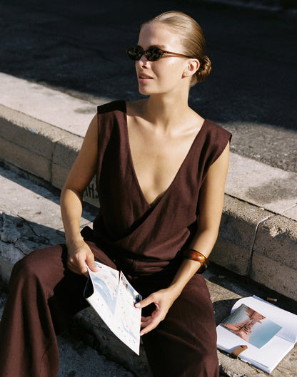 Ariel Top (Dark Mahogany)