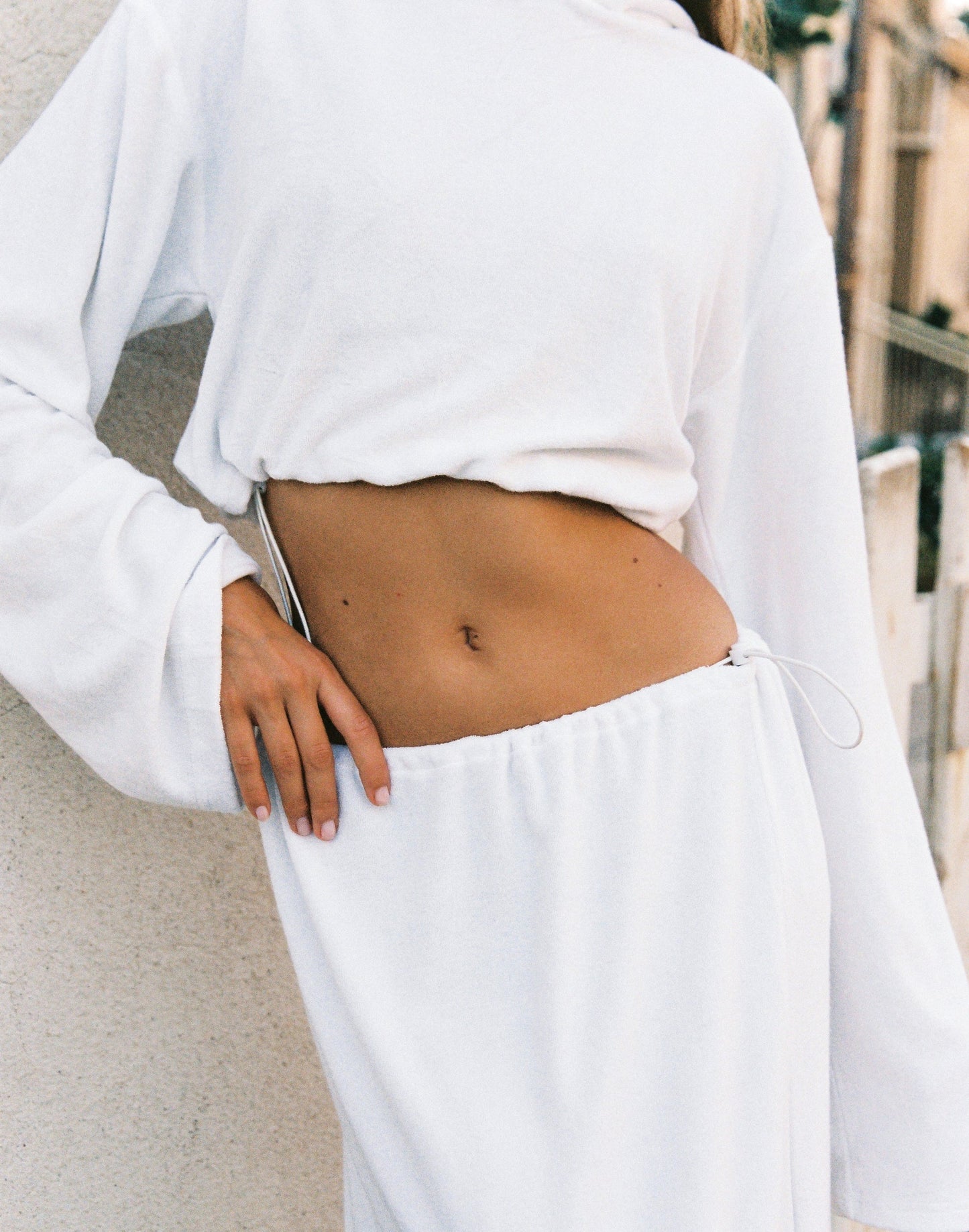 Odette Maxi Skirt (Off White)