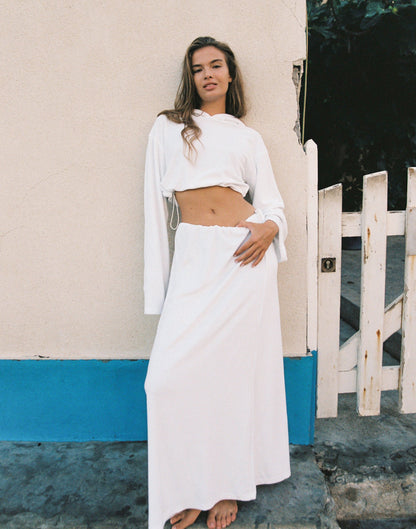 Odette Maxi Skirt (Off White)