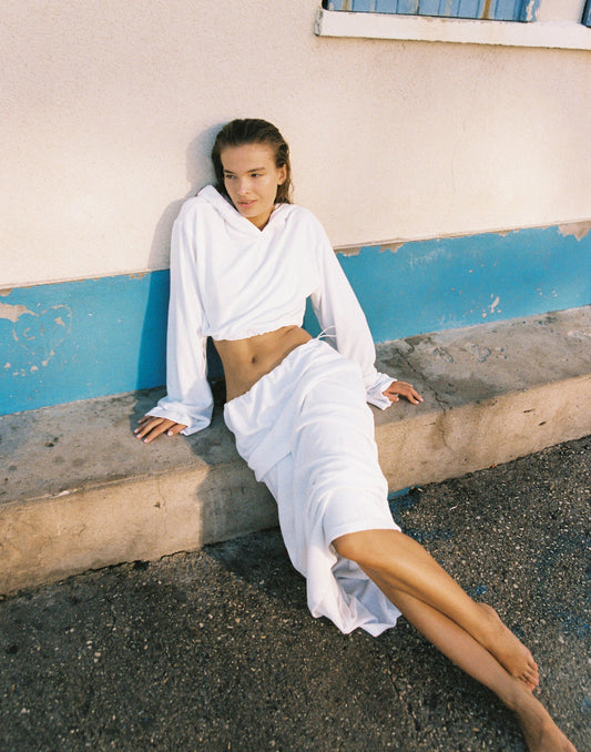 Odette Maxi Skirt (Off White)