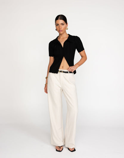 Fran Knit Top (Black)
