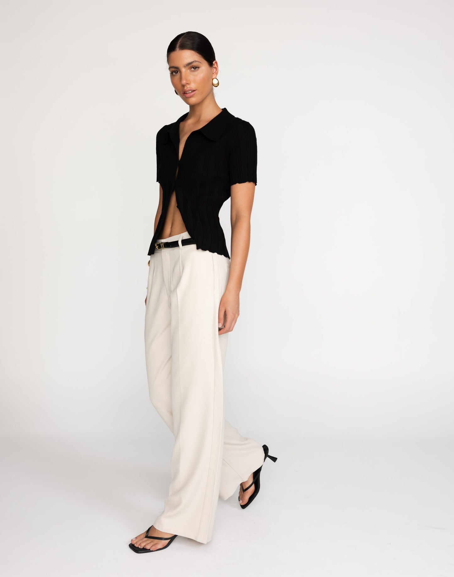 Fran Knit Top (Black)