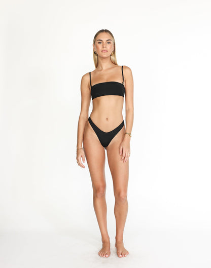 Soraya Bikini Bottoms (Black)