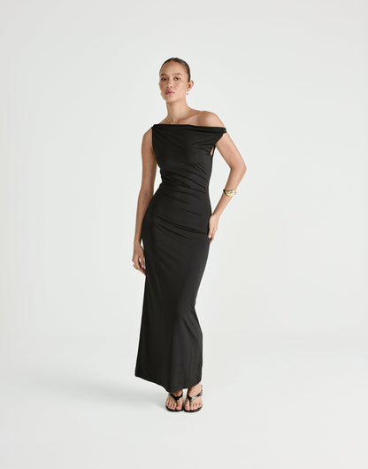 Keegan Maxi Dress (Black)