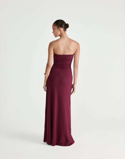 Sarie Maxi Dress (Plum)