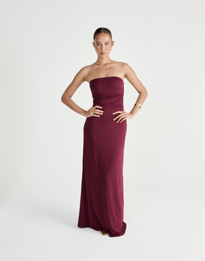 Sarie Maxi Dress (Plum)