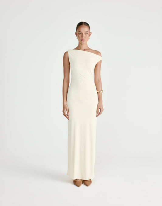 Keegan Maxi Dress (Cream)