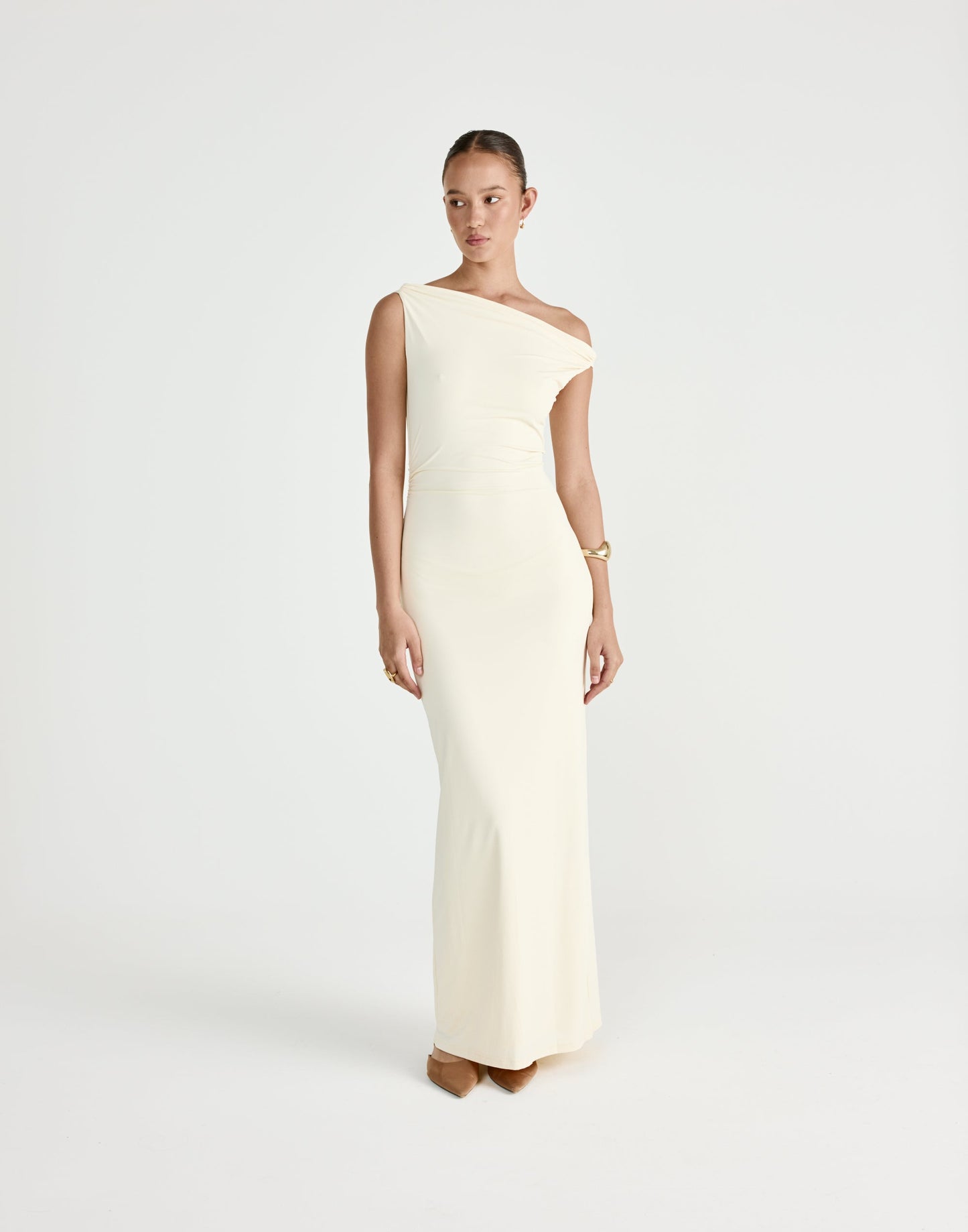 Keegan Maxi Dress (Cream)