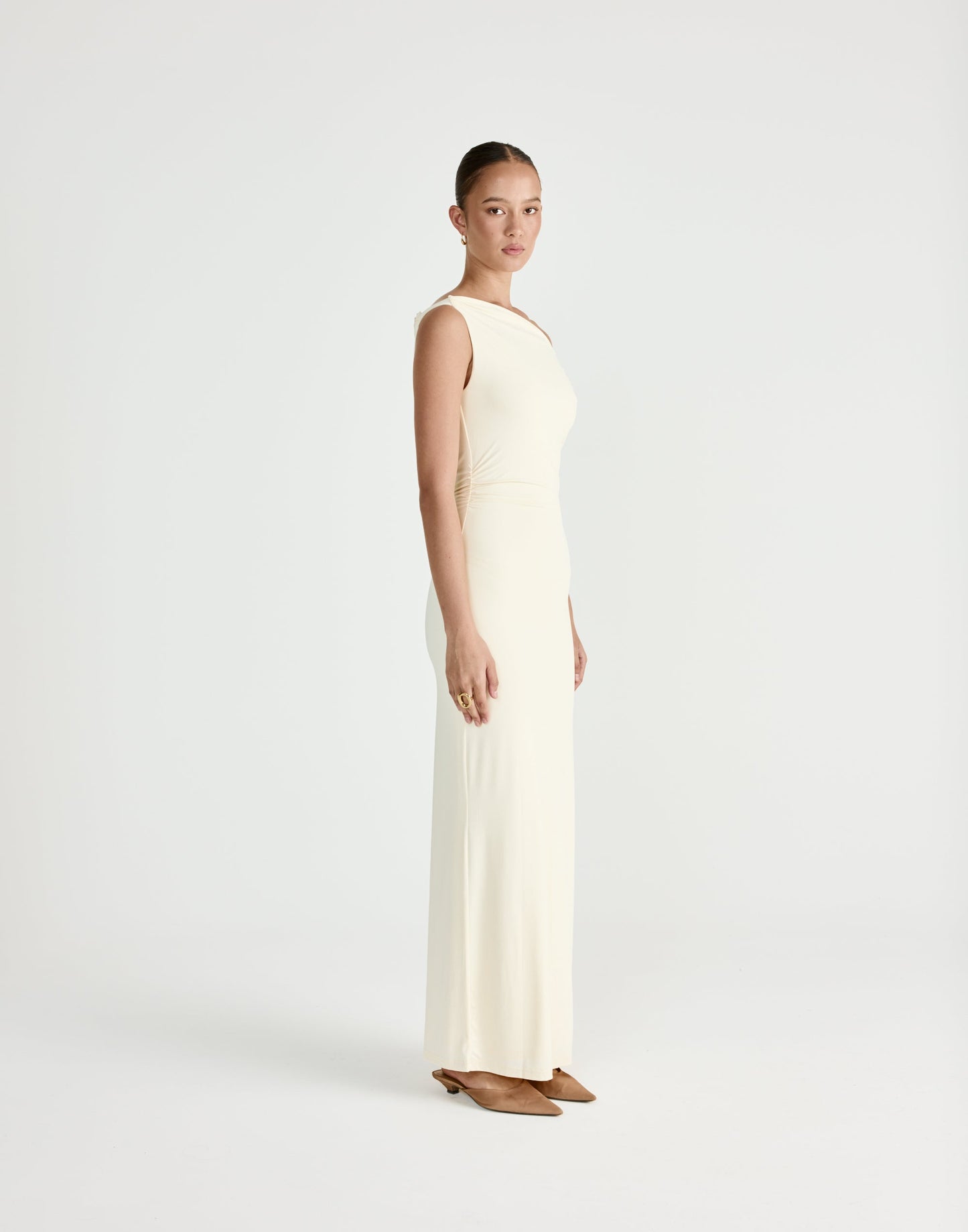 Keegan Maxi Dress (Cream)