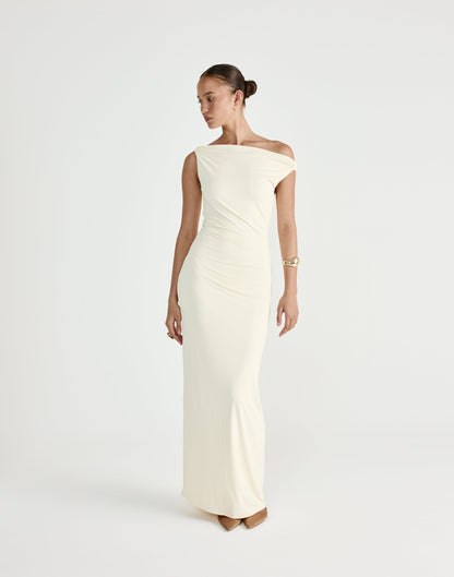 Keegan Maxi Dress (Cream)