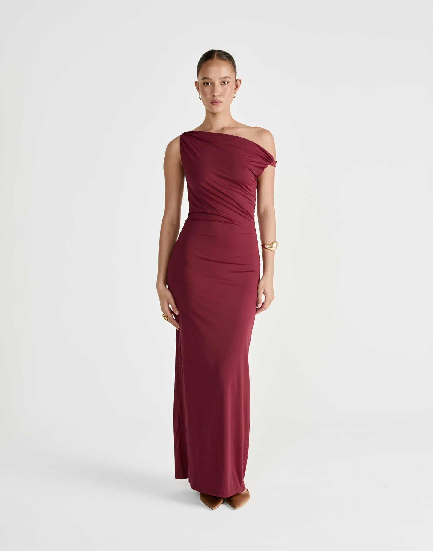 Keegan Maxi Dress (Plum)