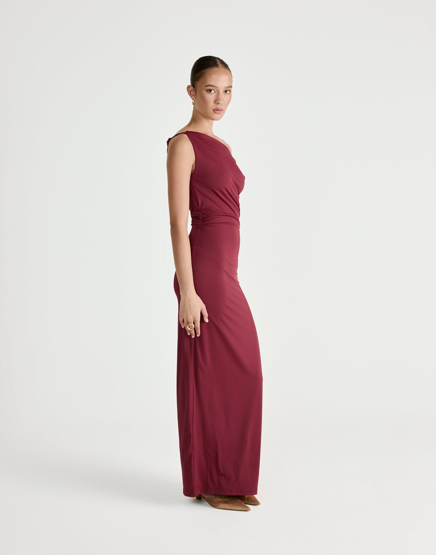 Keegan Maxi Dress (Plum)
