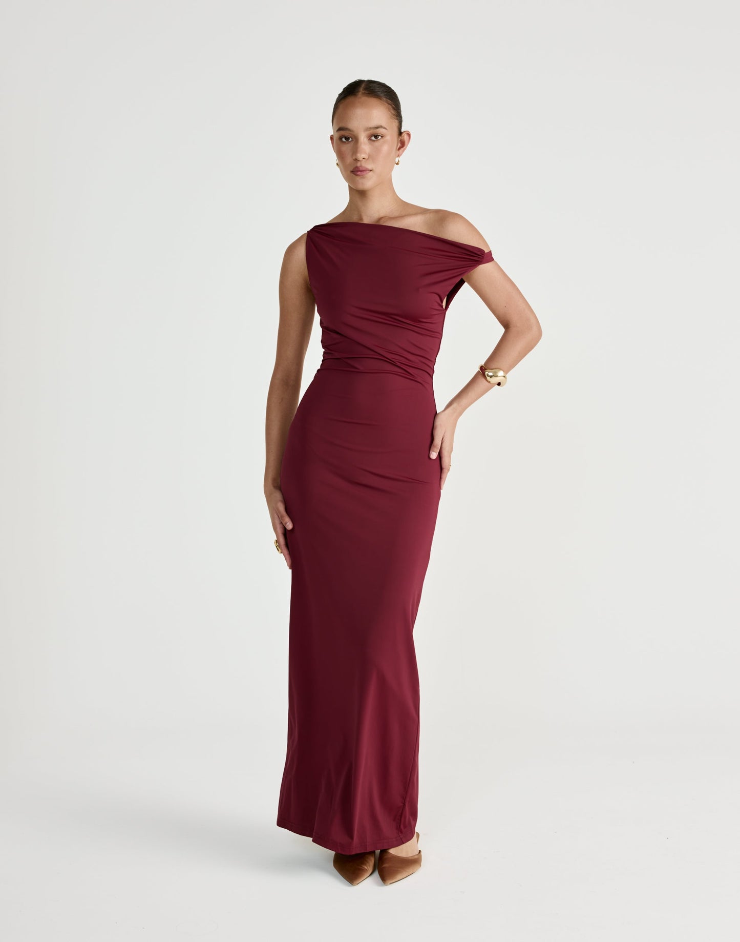 Keegan Maxi Dress (Plum)