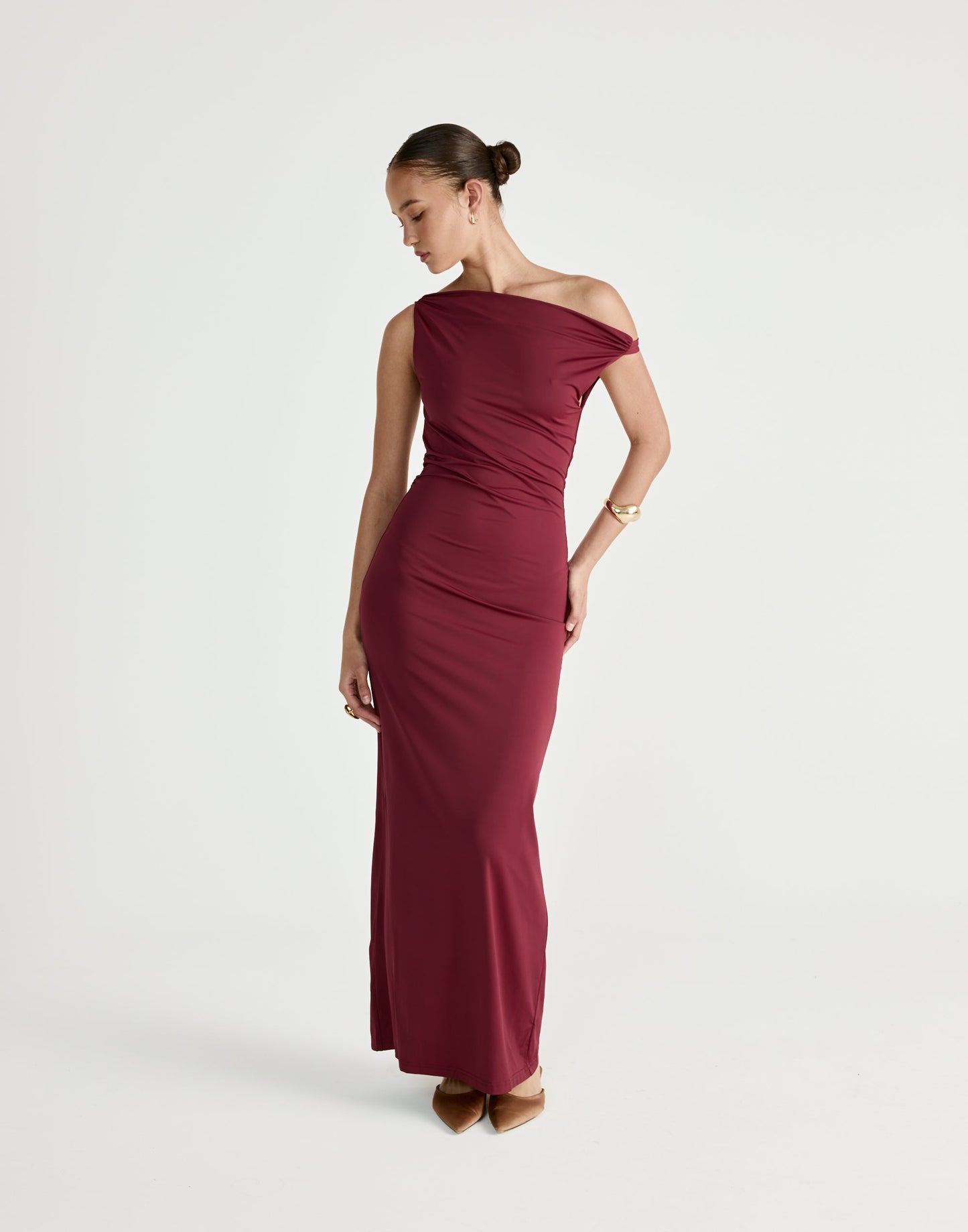 Keegan Maxi Dress (Plum)