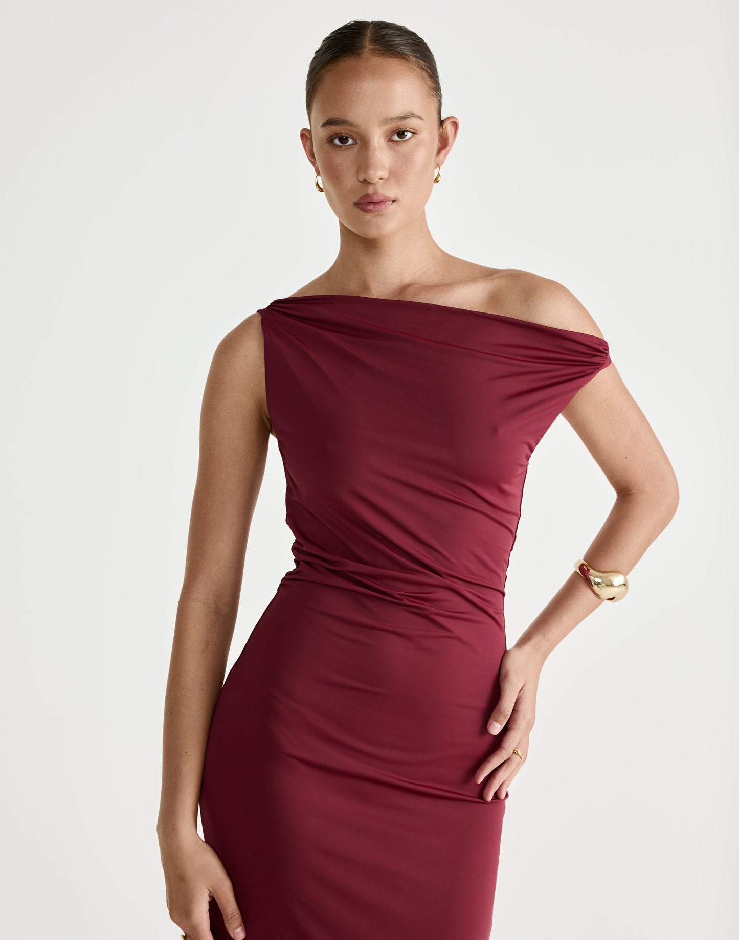 Keegan Maxi Dress (Plum)