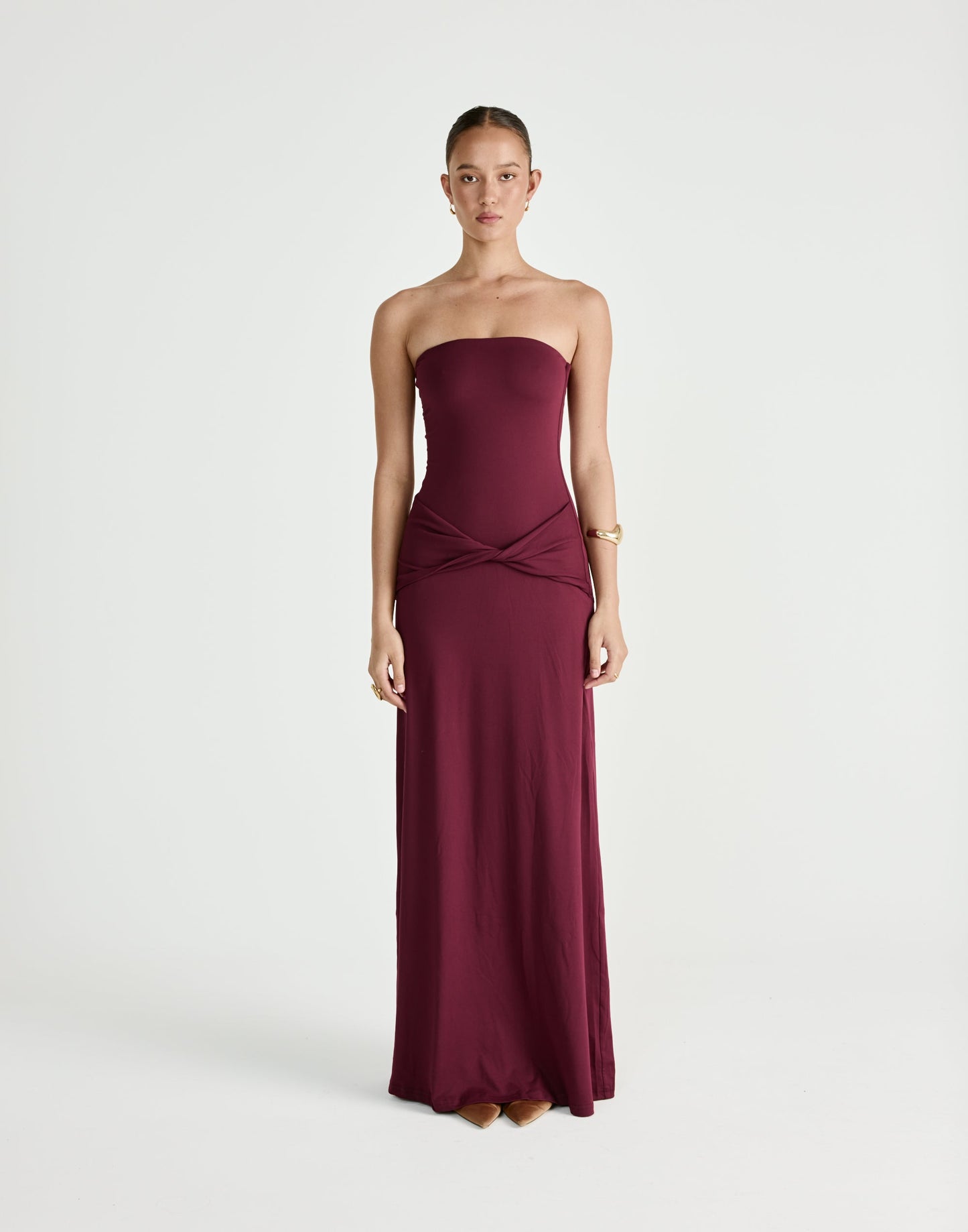 Edela Maxi Dress (Plum)